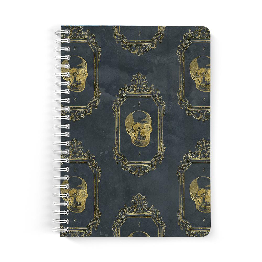 Castlefield Design Gold Skull Notebooks