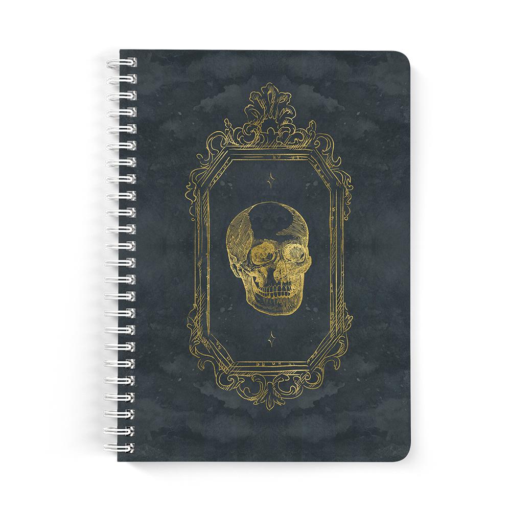 Castlefield Design Gold Skull Notebooks
