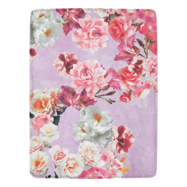 Castlefield Design Sunny Floral Throw Blanket