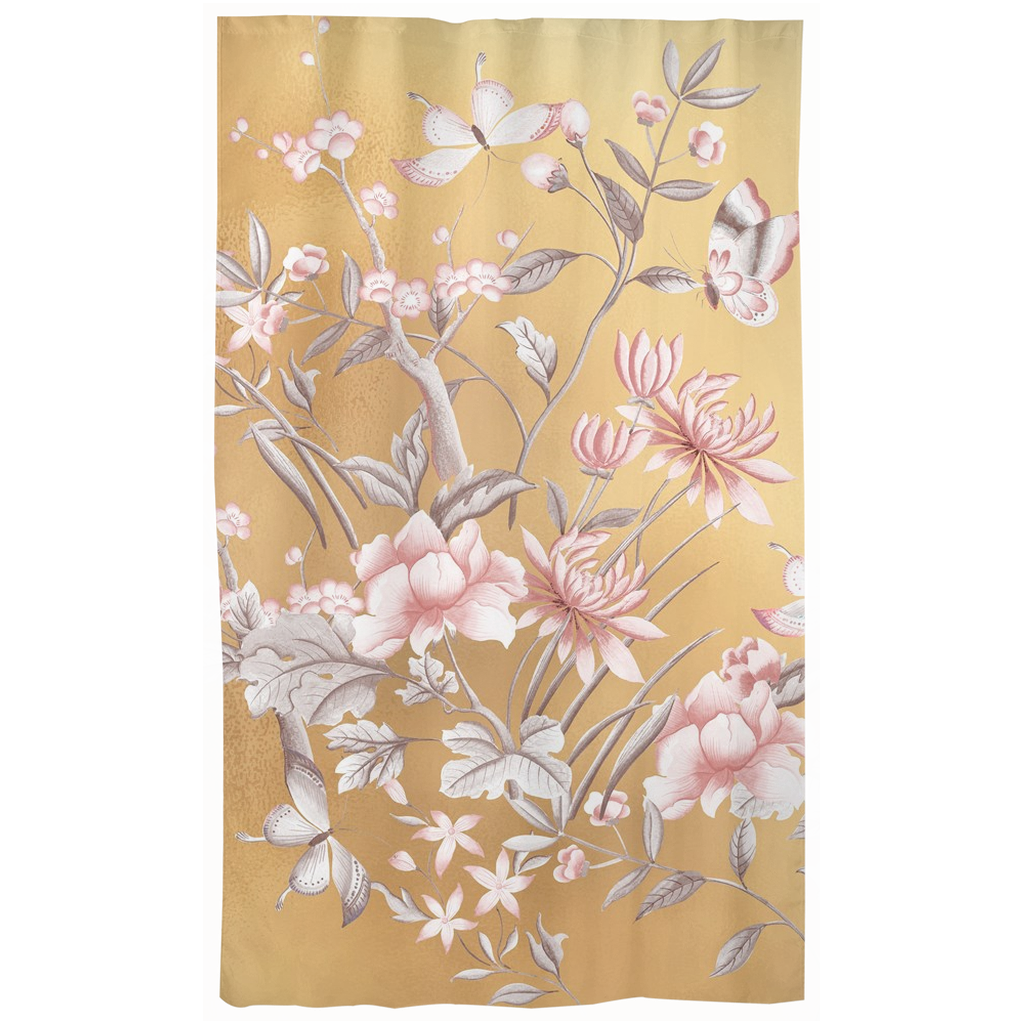 Castlefield Design Chinoiserie Gold Curtains