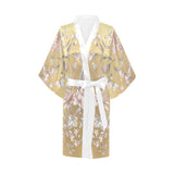 Castlefield Design Chinoiserie Gold Satin Robe