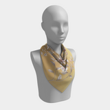 Castlefield Design Chinoiserie Gold Scarves