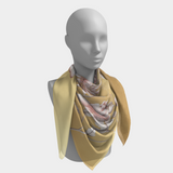Castlefield Design Chinoiserie Gold Scarves