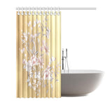 Castlefield Design Chinoiserie Gold Shower Curtain
