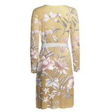Castlefield Design Chinoiserie Gold Wrap Dress