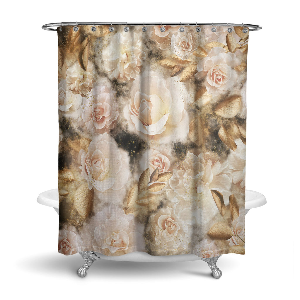 Castlefield Design Dreamy Floral Shower Curtain