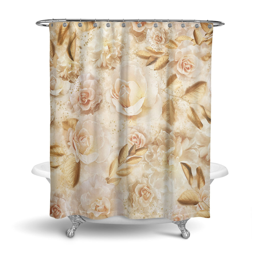 Castlefield Design Dreamy Floral Shower Curtain