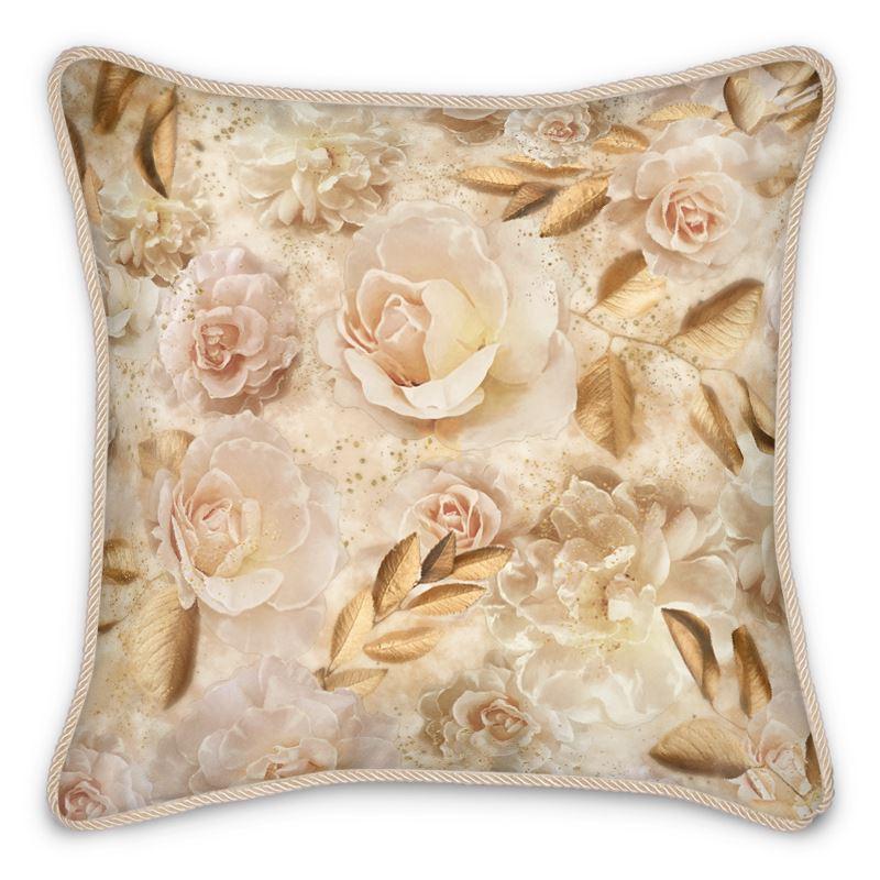 Castlefield Design Dreamy Floral Silk Cushion