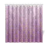 Castlefield Design Glam Geometric Shower Curtain