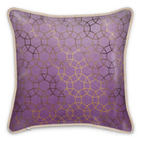 Castlefield Design Glam Geometric Silk Cushion
