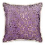 Castlefield Design Glam Geometric Silk Cushion