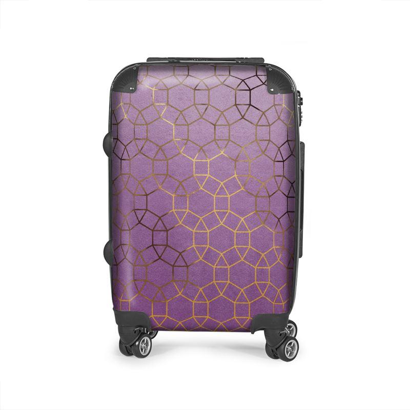 Castlefield Design Glam Geometric Suitcase