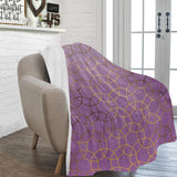 Castlefield Design Glam Geometric Throw Blanket