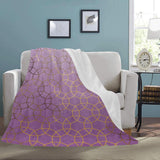 Castlefield Design Glam Geometric Throw Blanket