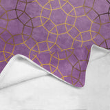 Castlefield Design Glam Geometric Throw Blanket