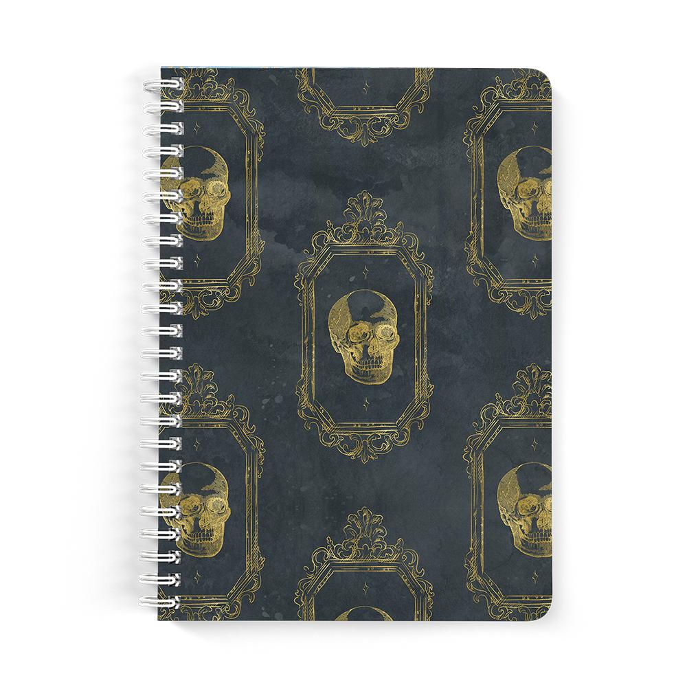 Castlefield Design Gold Skull Notebooks