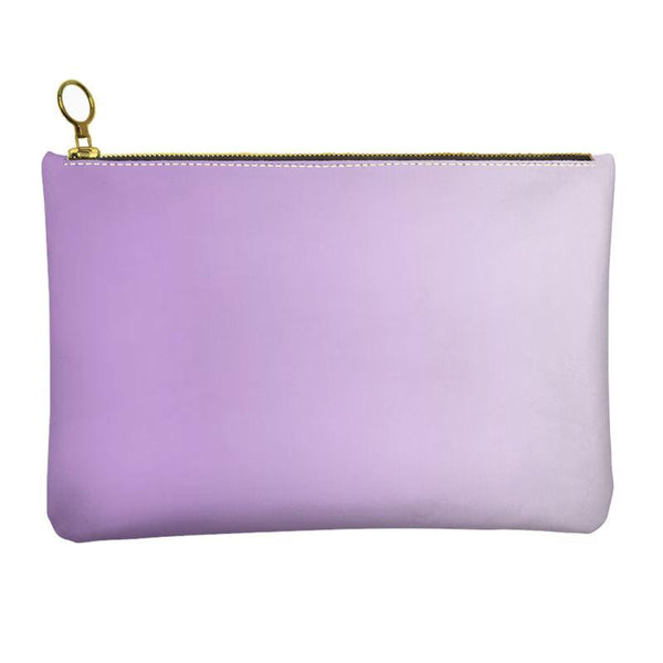 Castlefield Design Lilac Leather Clutch