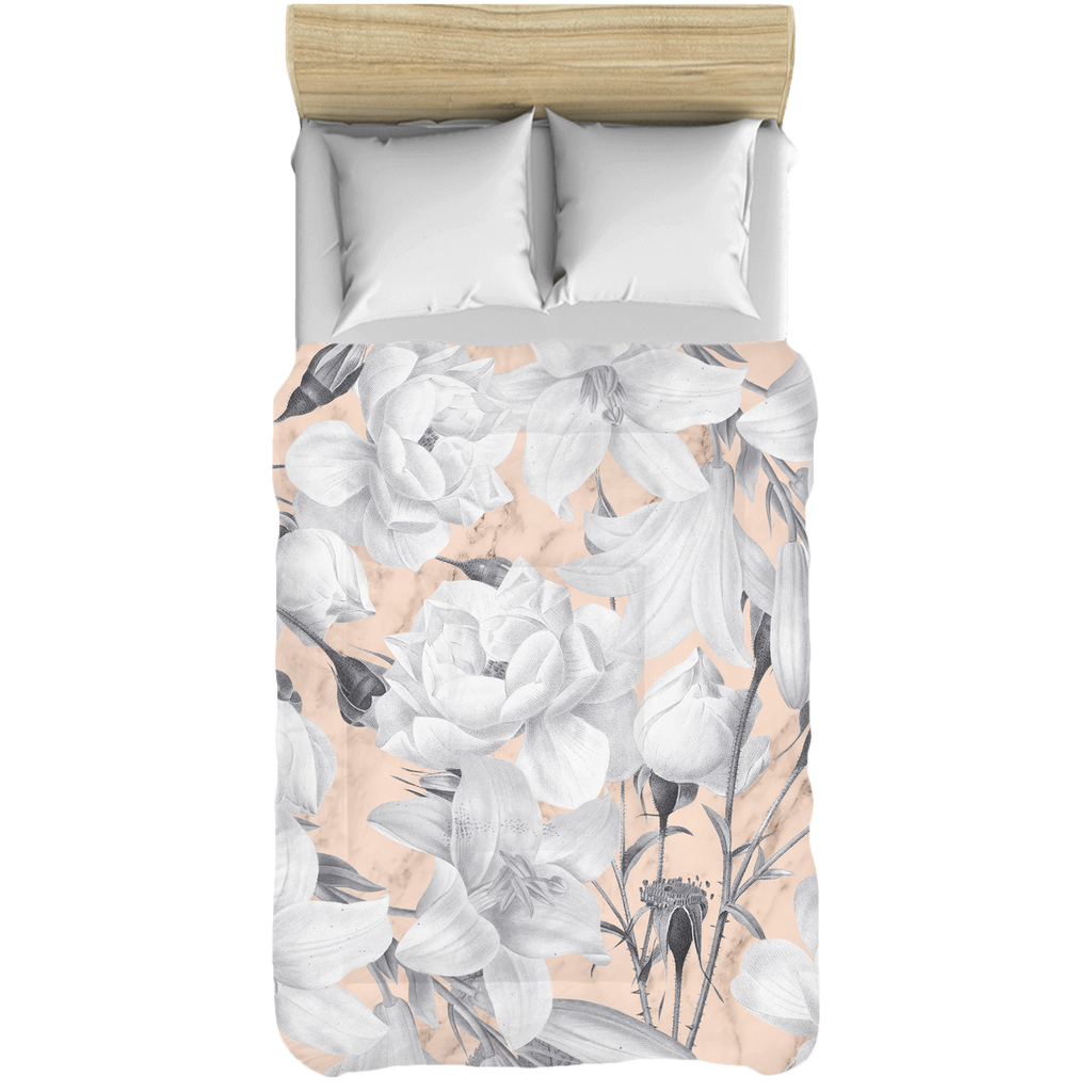 Castlefield Design Marble Floral Comforters