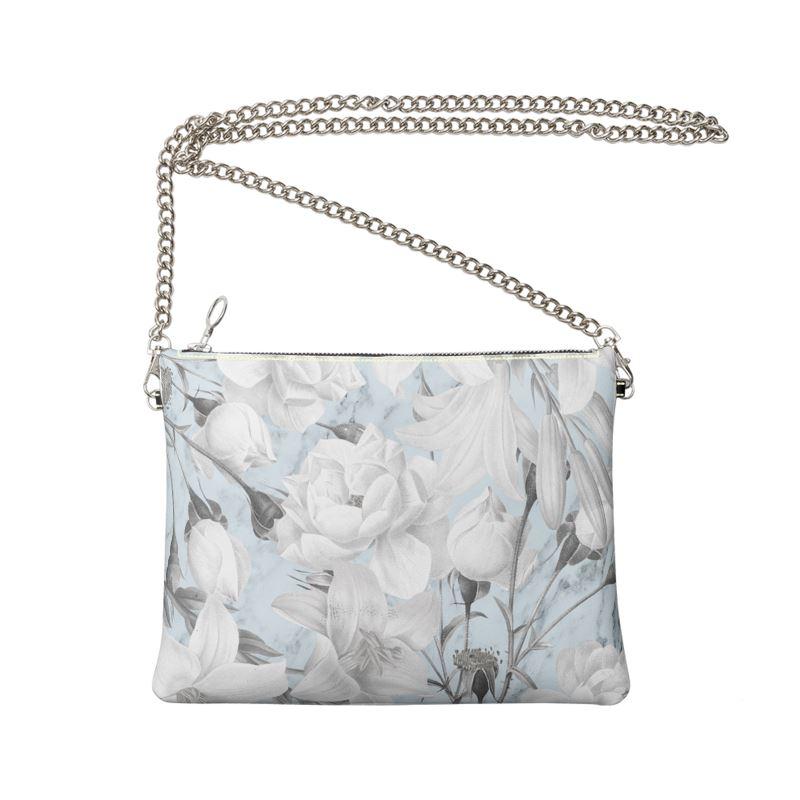 Castlefield Design Marble Floral Crossbody Bag