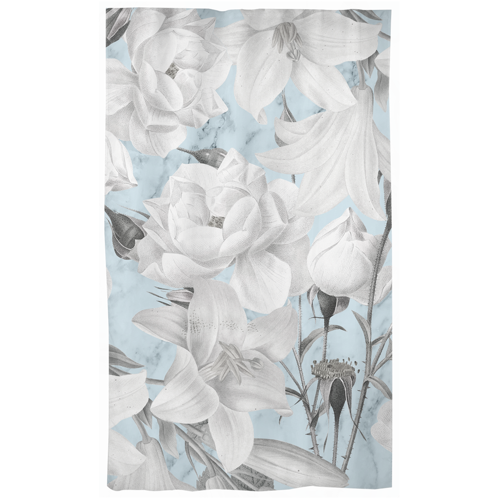 Castlefield Design Marble Floral Curtains