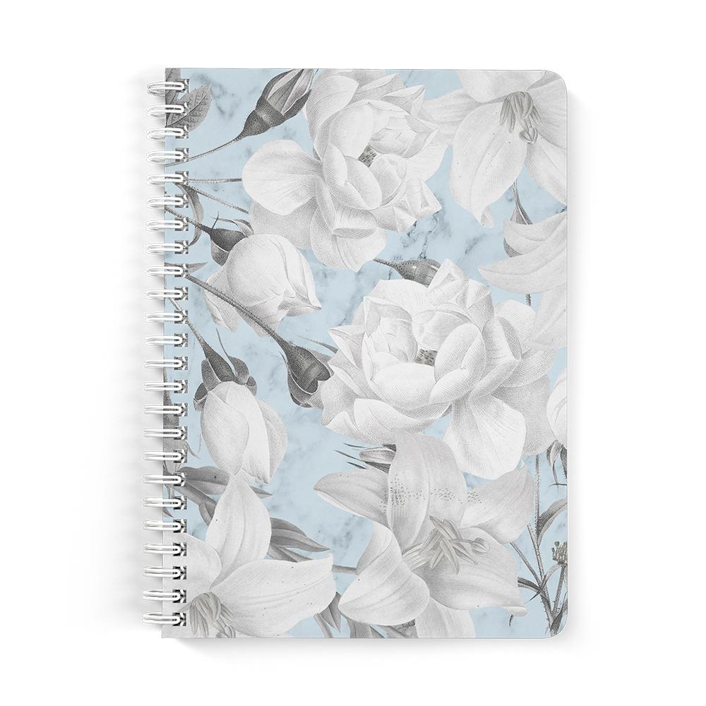 Castlefield Design Marble Floral Notebooks