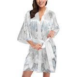 Castlefield Design Marble Floral Satin Robe