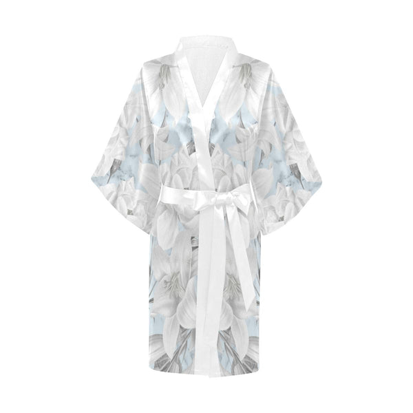 Castlefield Design Marble Floral Satin Robe