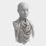 Castlefield Design Marble Floral Scarves