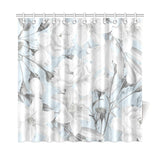Castlefield Design Marble Floral Shower Curtain