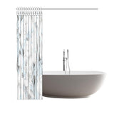 Castlefield Design Marble Floral Shower Curtain