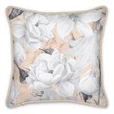Castlefield Design Marble Floral Silk Cushion