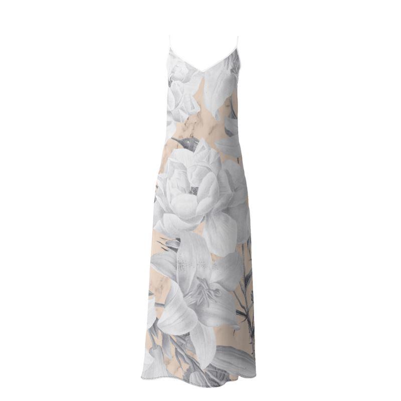 Castlefield Design Marble Floral Slip Dresses