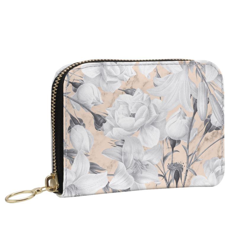 Castlefield Design Marble Floral Small Wallet