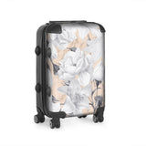 Castlefield Design Marble Floral Suitcase