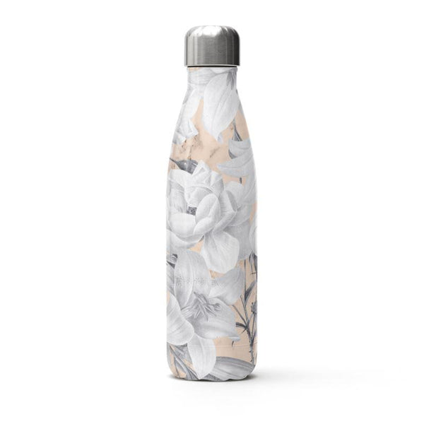 Castlefield Design Marble Floral Thermal Bottle