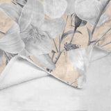 Castlefield Design Marble Floral Throw Blanket