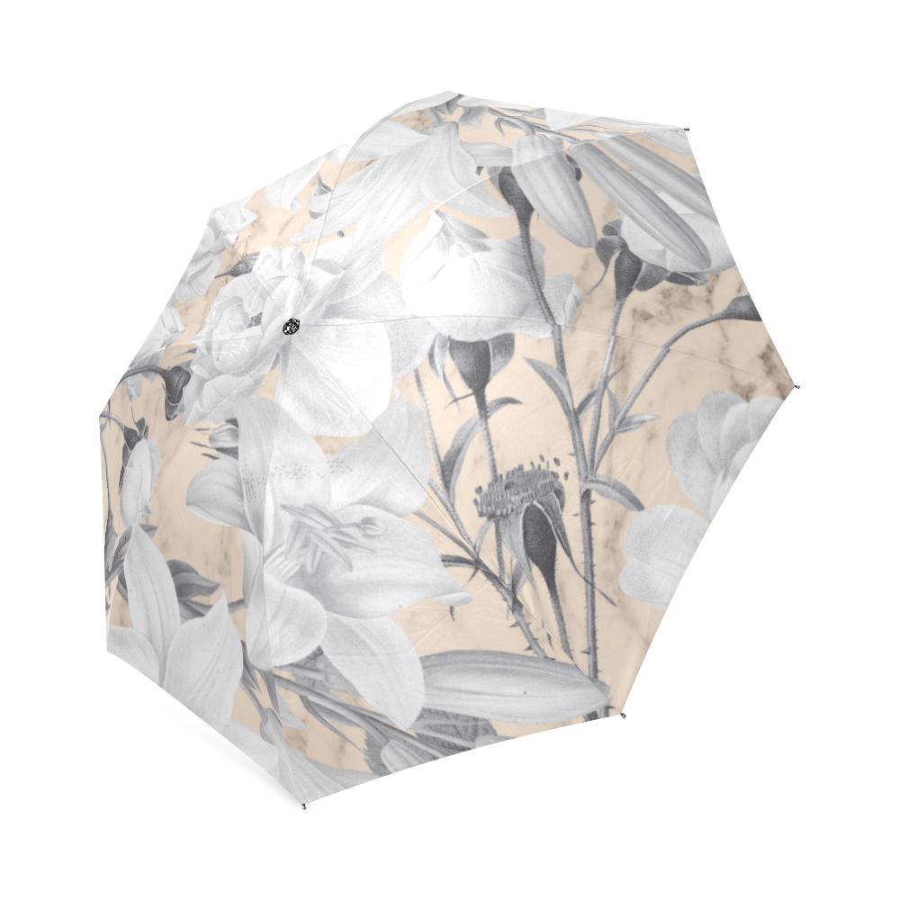 Castlefield Design Marble Floral Umbrella