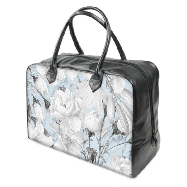 Castlefield Design Marble Floral Weekender