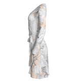 Castlefield Design Marble Floral Wrap Dress