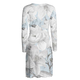 Castlefield Design Marble Floral Wrap Dress
