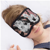Castlefield Design Monchrome Floral Eye Mask