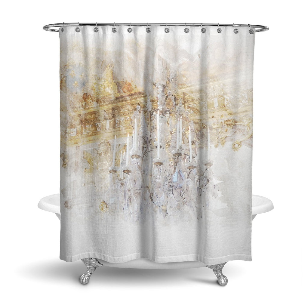 Castlefield Design Palace Chandelier Shower Curtain
