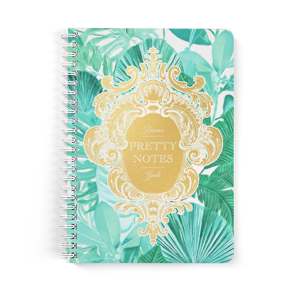 Castlefield Design Pretty Notes Tropical Leaf Notebooks