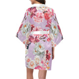 Castlefield Design Sunny Floral Satin Robe