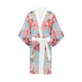 Castlefield Design Sunny Floral Satin Robe