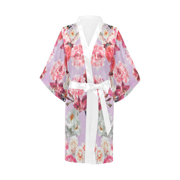 Castlefield Design Sunny Floral Satin Robe