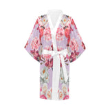 Castlefield Design Sunny Floral Satin Robe