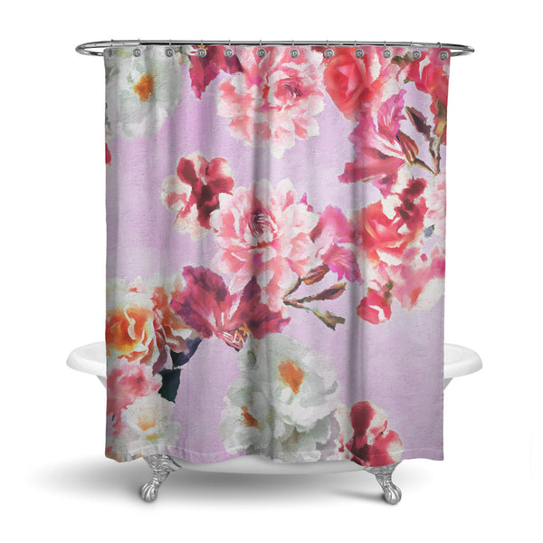Castlefield Design Sunny Floral Shower Curtain