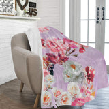 Castlefield Design Sunny Floral Throw Blanket