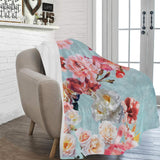 Castlefield Design Sunny Floral Throw Blanket